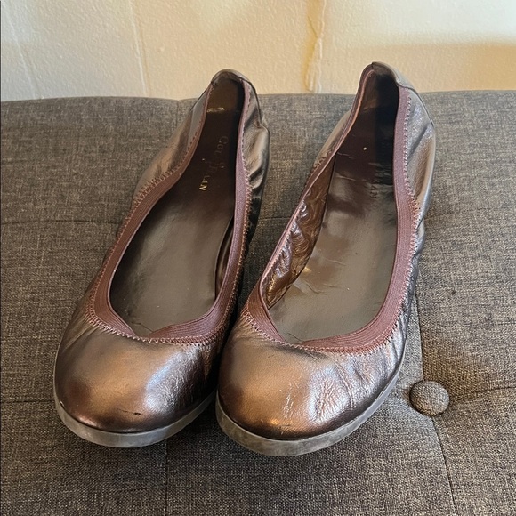 Cole Haan Shoes - Cole Haan Gilmore Metallic Flats